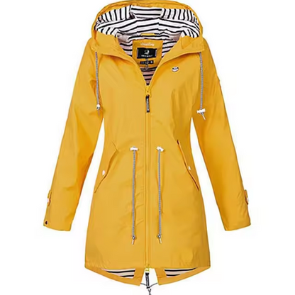 Regenjas Dames Waterdicht Met Capuchon