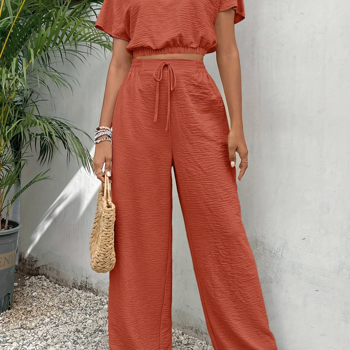 Elise Crop Top Set