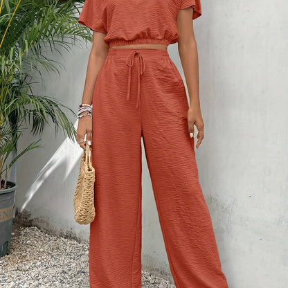Elise Crop Top Set
