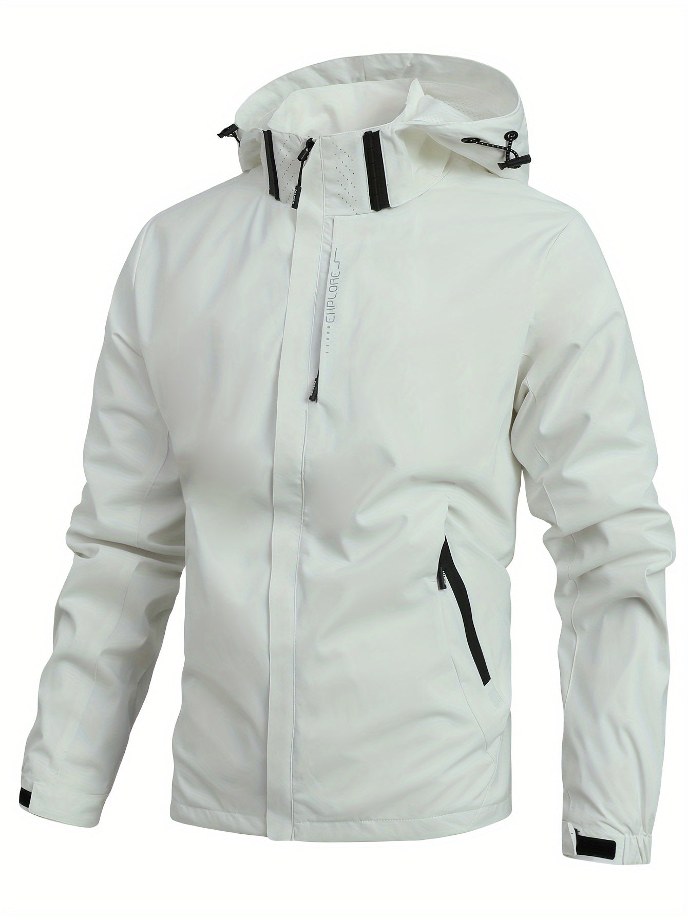 Heren losse buitenfietsen casual mode capuchon trui windjacke jack