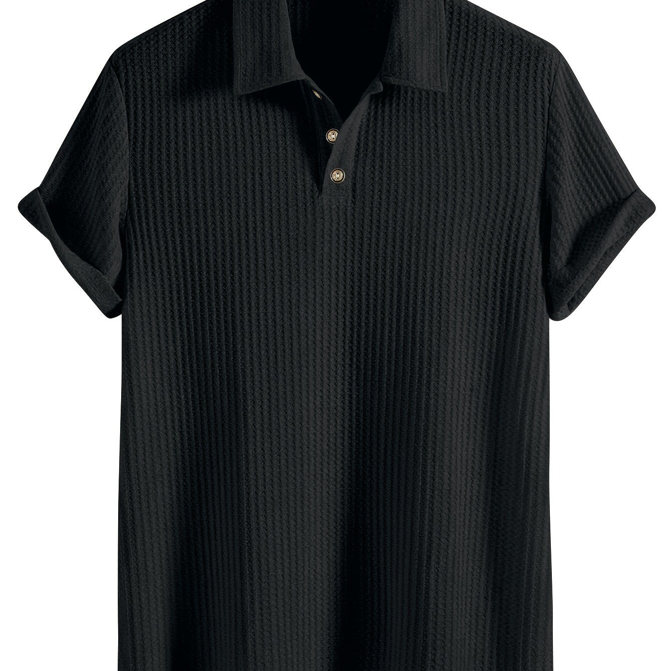2025 Nieuw Casual Sportshirt Heren Korte Mouwen Hoogwaardig Zomer Effen Kleur Top T-shirt Halflange Mouwen Veelzijdig voor Golf, Vissen, Basketbal, Kamperen, Fitness Zwemmen en Strand met Omkeerbare Kraag