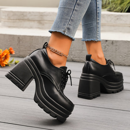 Vivienne Oxford Veterschoenen | Plateauzool