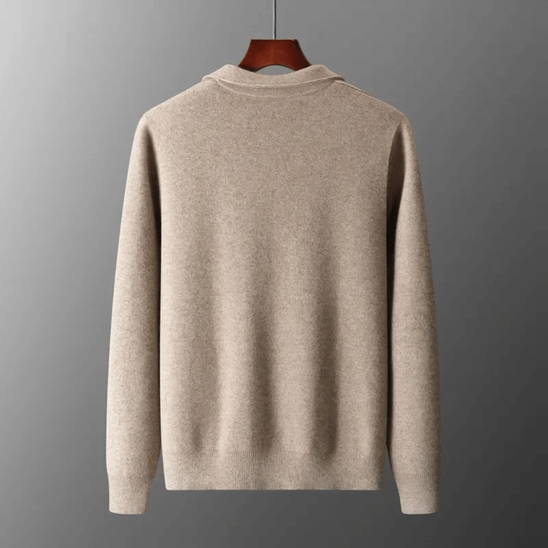 Emiliano Gebreide Wol Cardigan