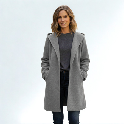 Dames Oversized Halflange Jas