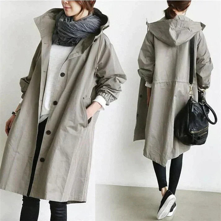 Anna Trenchcoat met Capuchon