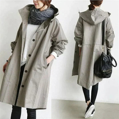 Anna Trenchcoat met Capuchon