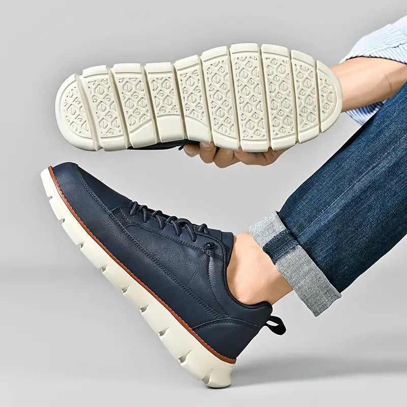 Heren Leren Sneakers Orthopedisch