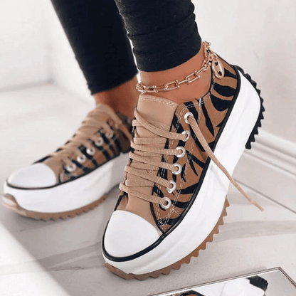Dames Sneakers Canvas Plateau Zool