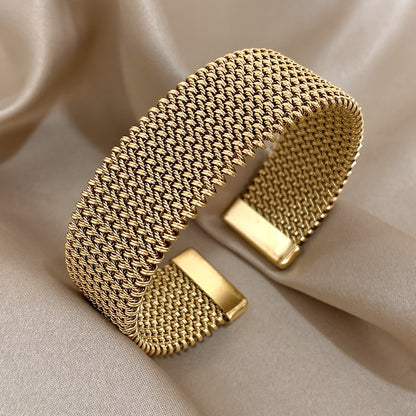 EAZEN 18K Goudgeplateerde Roestvrijstalen Armband