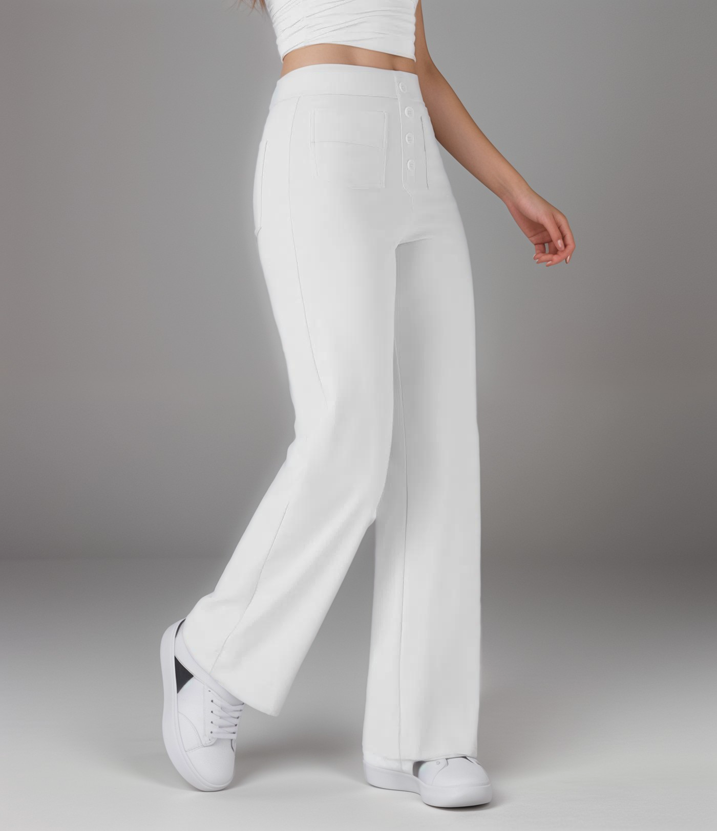 De Elsa Stretch Fit | Elastische broek met hoge taille | 1+1 GRATIS