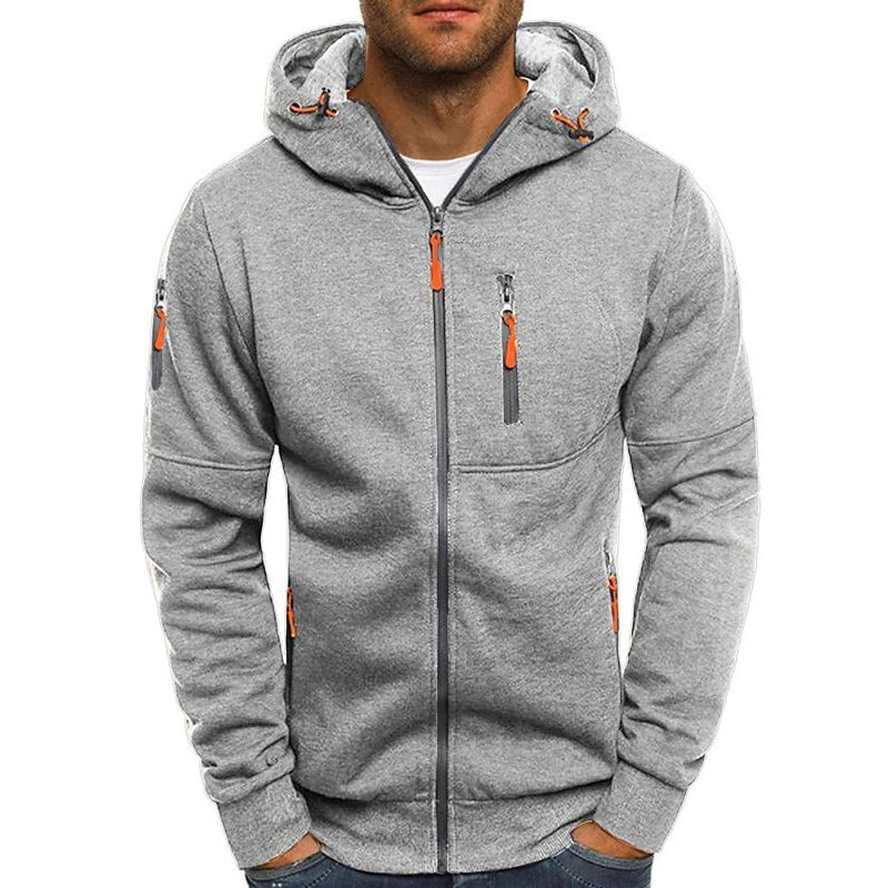 Heren Hoodie-Jack | Sweatvest met Capuchon