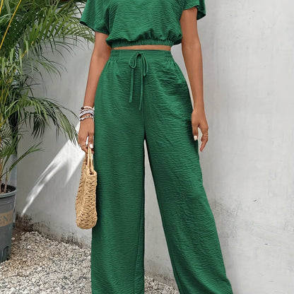 Elise Crop Top Set
