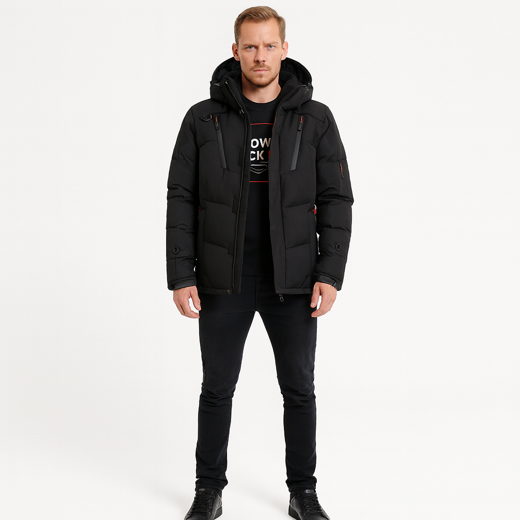 Heren donsjas | warme premium gewatteerde winterjas