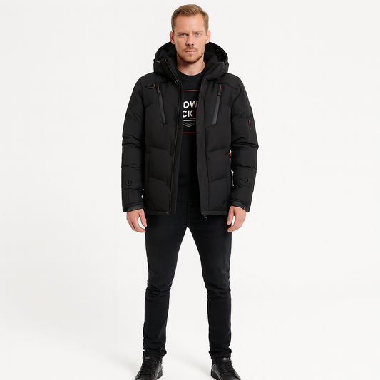 Heren donsjas | warme premium gewatteerde winterjas
