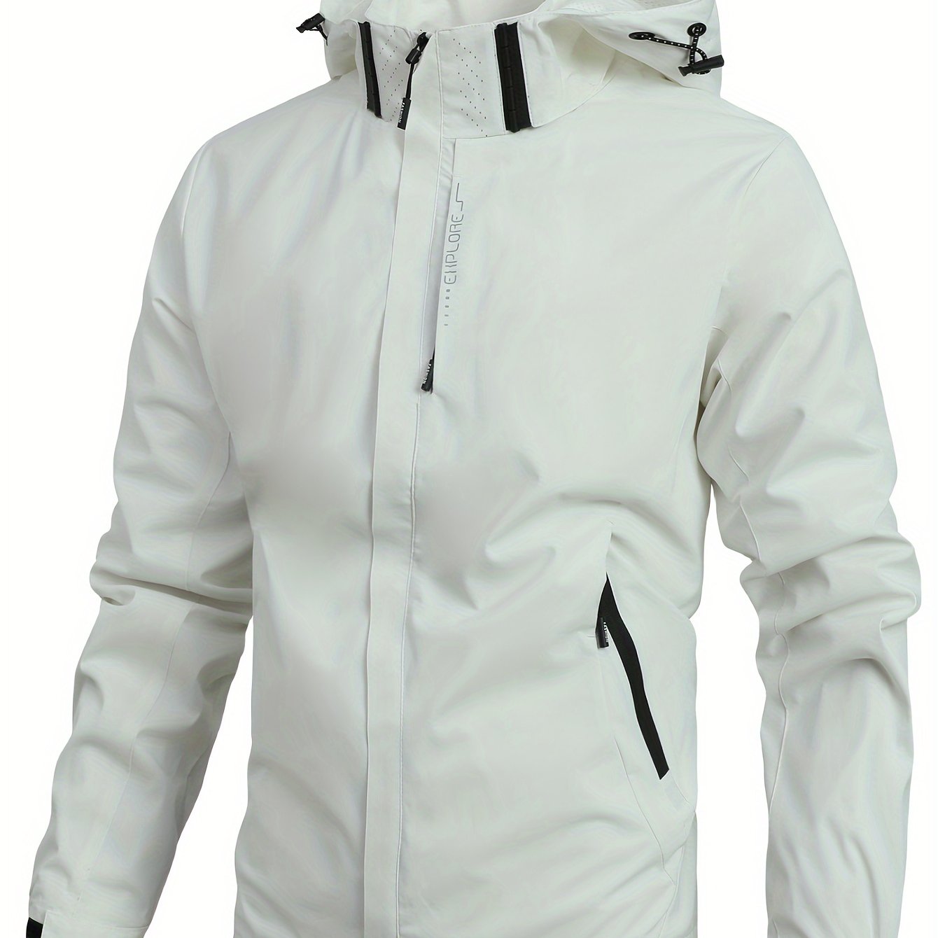 Heren losse buitenfietsen casual mode capuchon trui windjacke jack