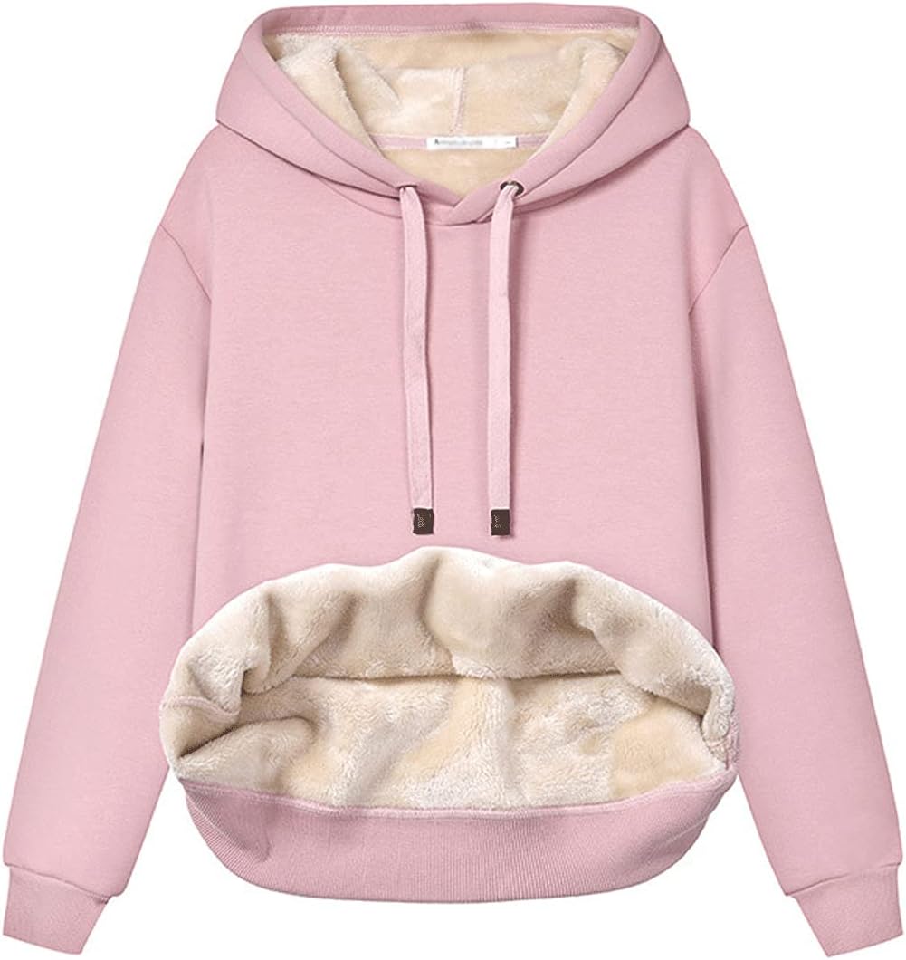 Dames Hoodie met Fleece – Warme Pullover