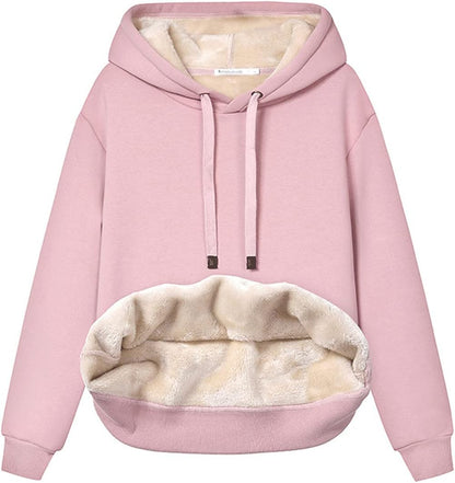 Dames Hoodie met Fleece – Warme Pullover