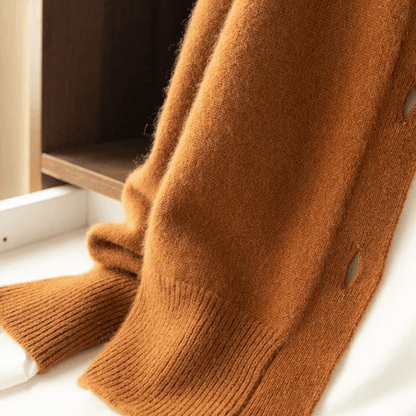 Dames Cardigan Statement-knopen