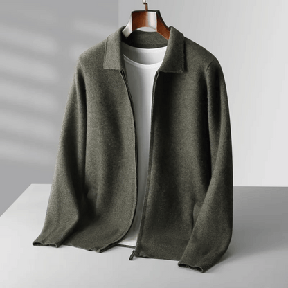 Emiliano Gebreide Wol Cardigan