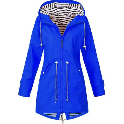 Regenjas Dames Waterdicht Met Capuchon