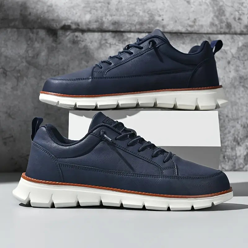 Heren Leren Sneakers Orthopedisch