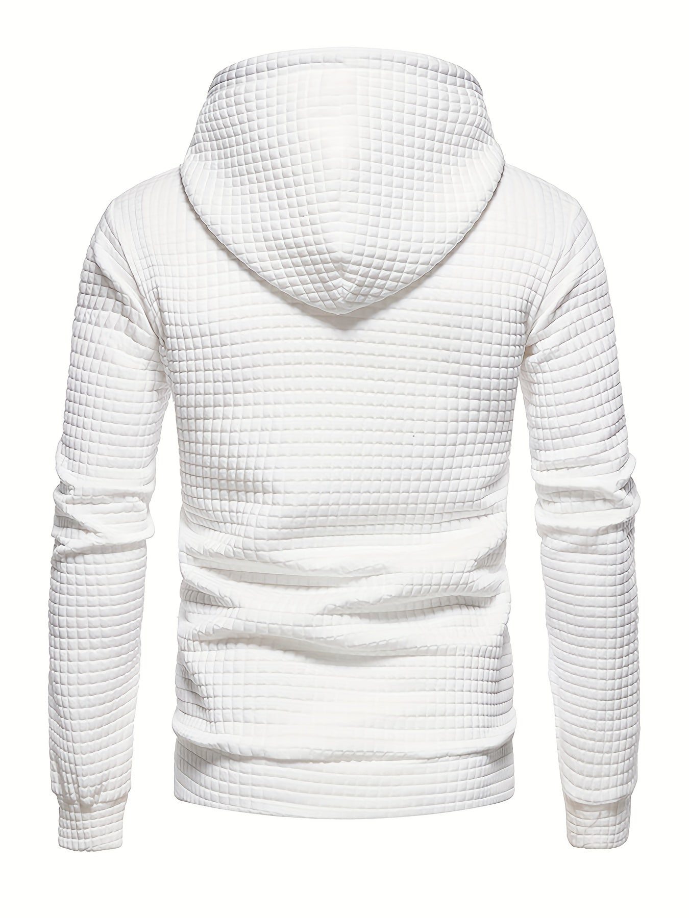 [1pc GEKM Heren Casual Sport Hoodie] 1pc GEKM Heren Casual Sport Pullover Sweatshirt, Boho Stijl Lange Mouw Hoodie met Geborduurd Ontwerp, Gebreide Polyester Stof, Regular Fit, 250gsm - Herfst/Winter Collectie