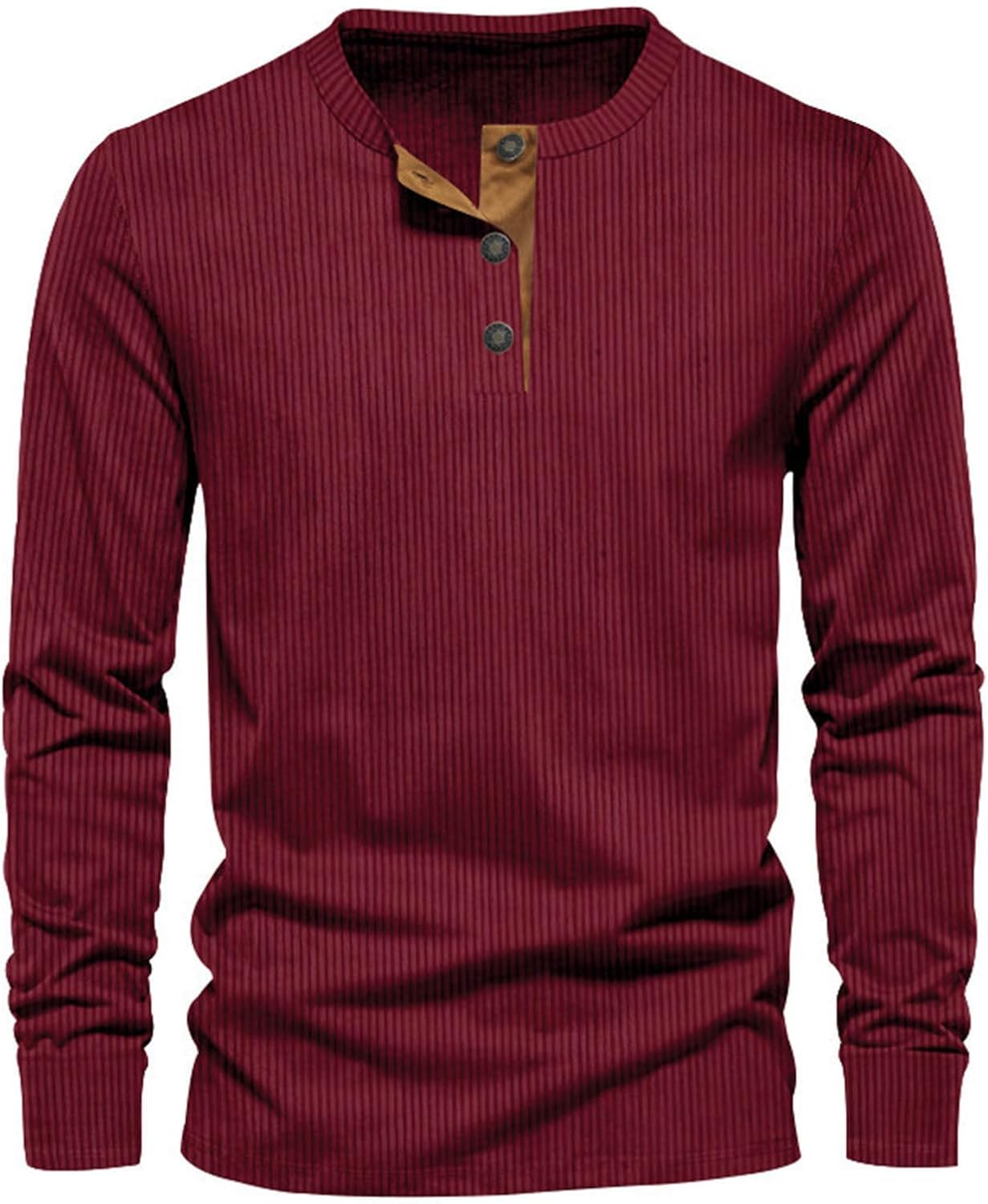 Heren Cord-shirt langemouw