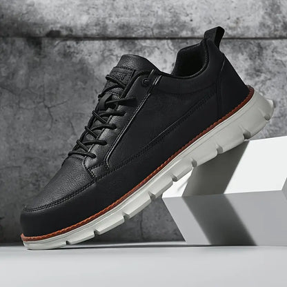 Heren Leren Sneakers Orthopedisch