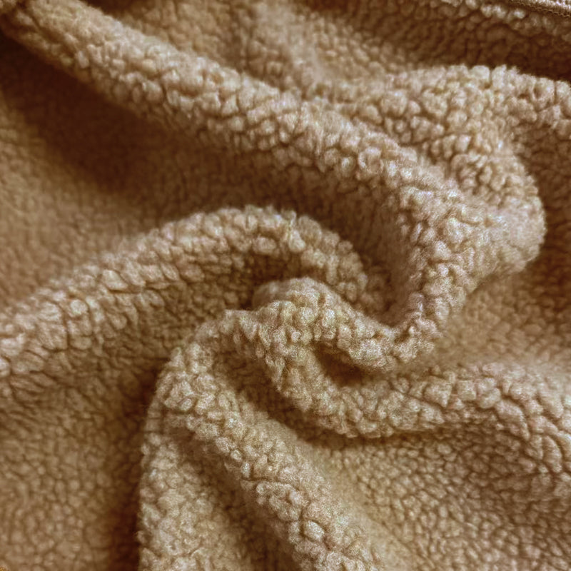 Heren Lamswollen Winterjas met Rits