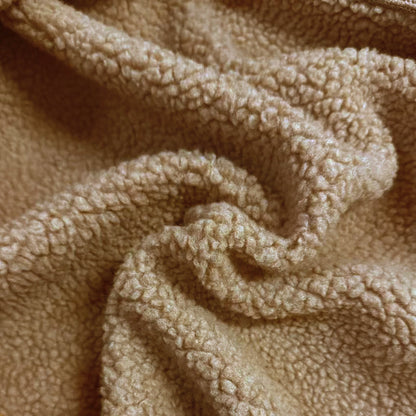 Heren Lamswollen Winterjas met Rits