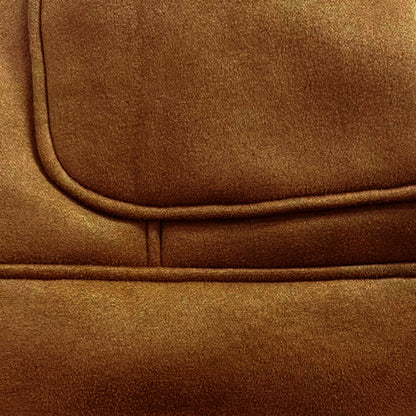 Heren Lamswollen Winterjas met Rits