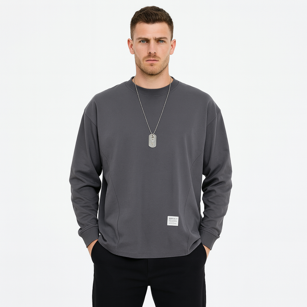 Longsleeve Oversized T-shirt | Premium Katoen