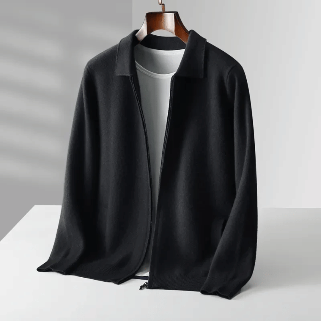 Emiliano Gebreide Wol Cardigan