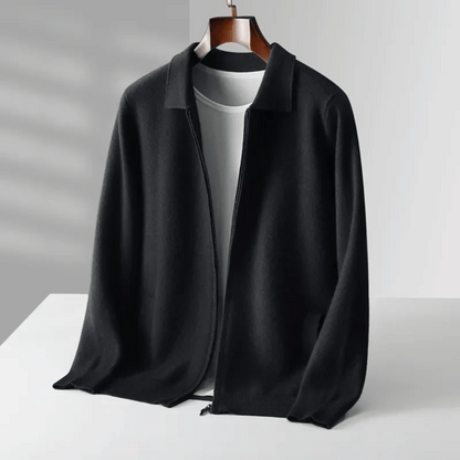 Emiliano Gebreide Wol Cardigan