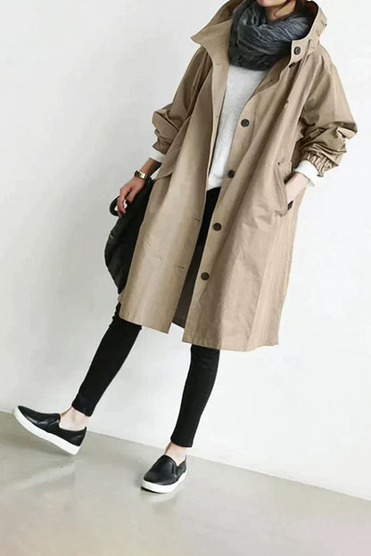 Anna Trenchcoat met Capuchon