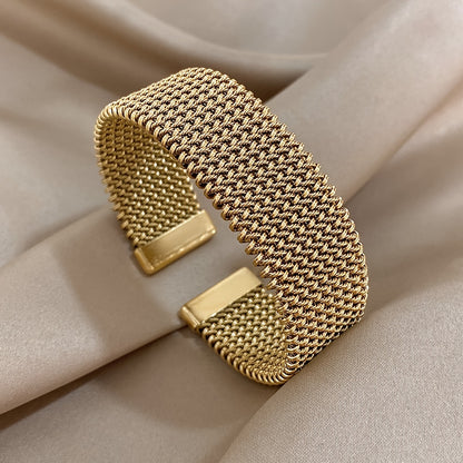 EAZEN 18K Goudgeplateerde Roestvrijstalen Armband