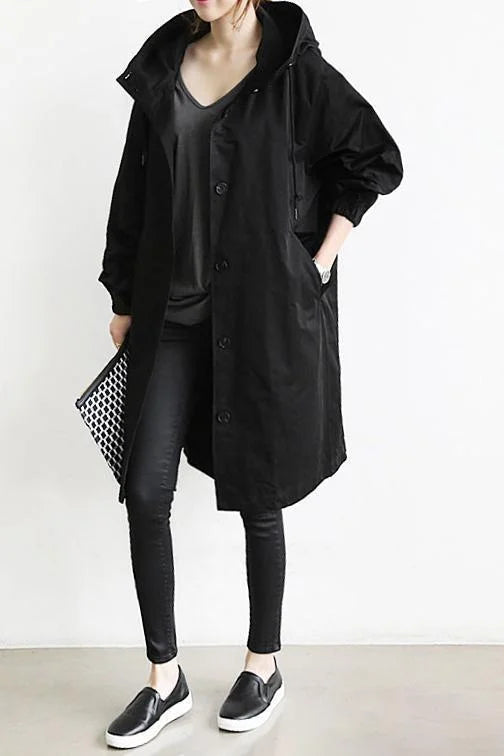Anna Trenchcoat met Capuchon