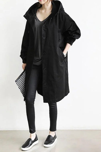 Anna Trenchcoat met Capuchon