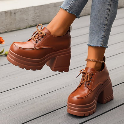 Vivienne Oxford Veterschoenen | Plateauzool