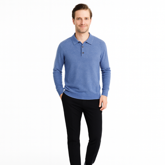 Heren Polo Merino Wol