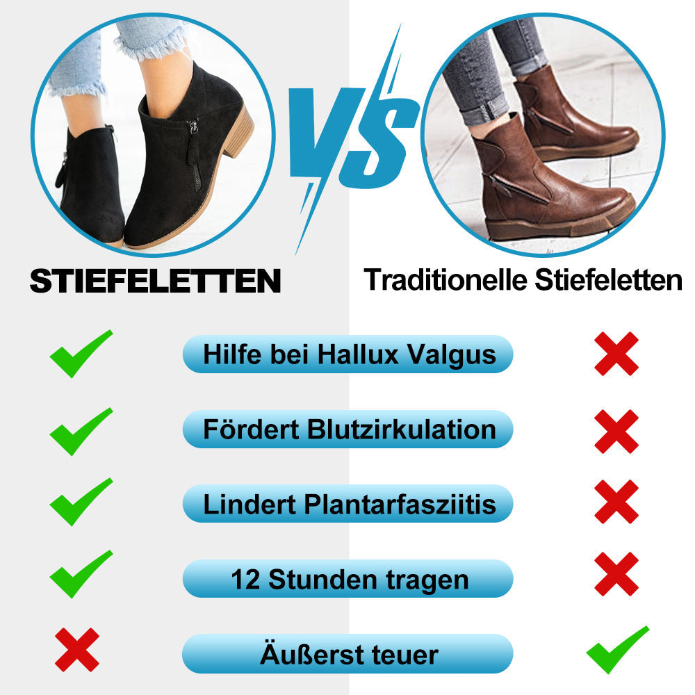 Dames ergonomische enkel laarzen