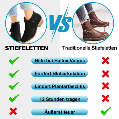 Dames ergonomische enkel laarzen