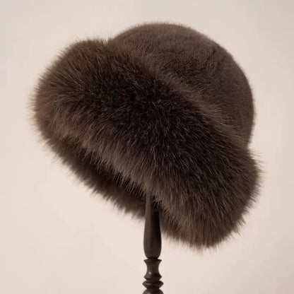Dames bontmuts winter — Valentina stijl