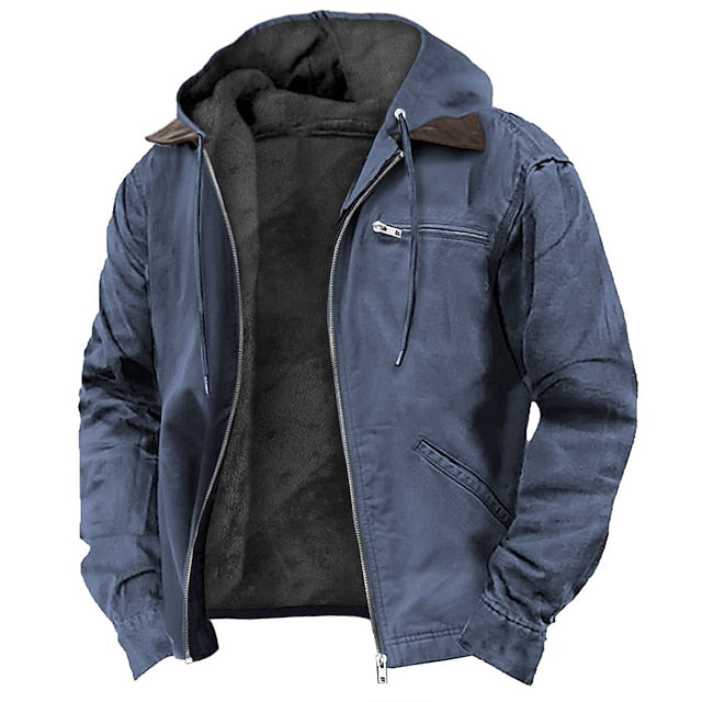 Heren Regenjas met Capuchon