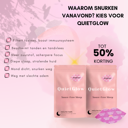 QuietGlow – Snurk-vrije slaap Rustig en stil