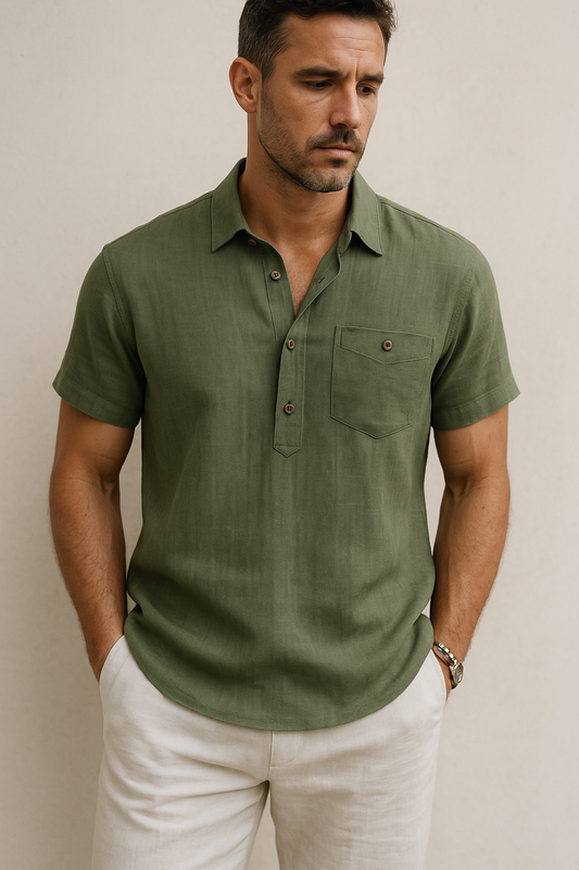 The Naro Linen Polo