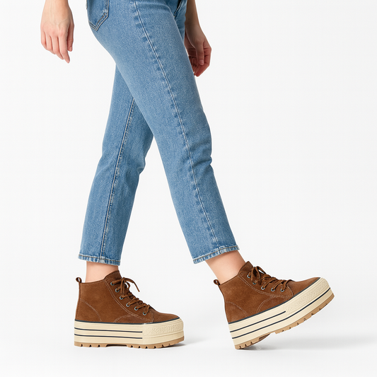 Maison Hoge Suède Sneakers