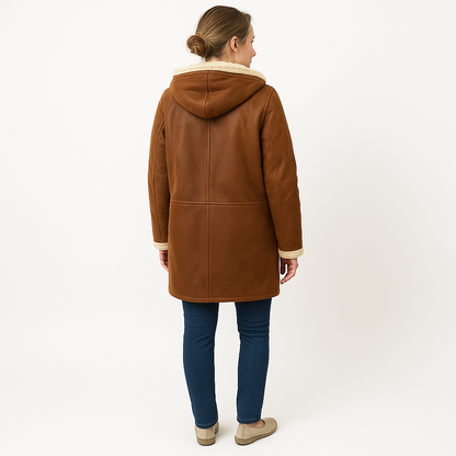 Dames Winterjas met Capuchon | Knevelsluiting