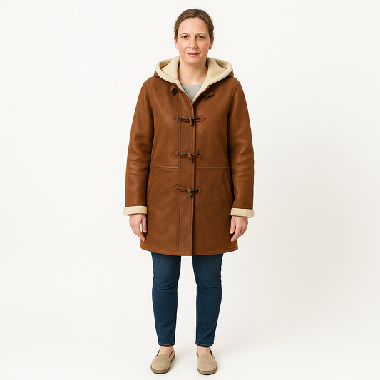 Dames Winterjas met Capuchon | Knevelsluiting