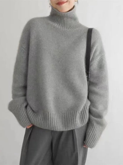 Dames Coltrui 100% Kasjmier – Col-neck Trui